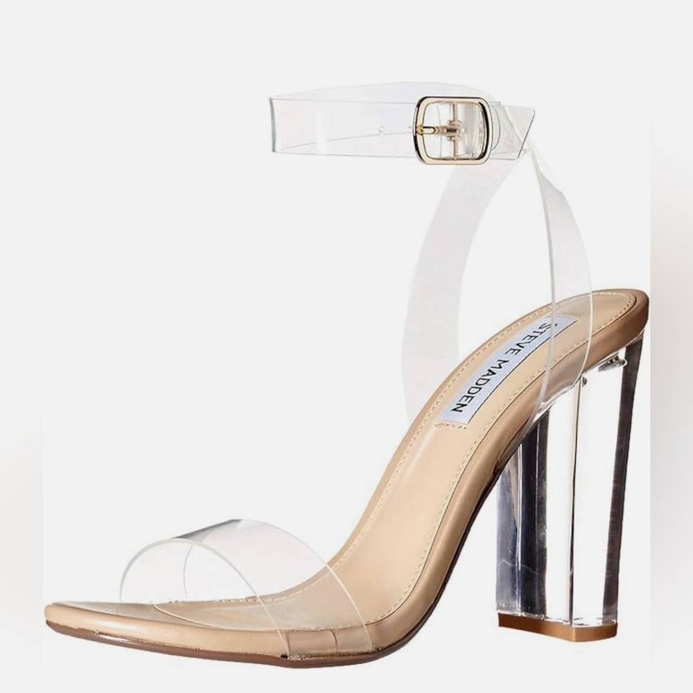 Steve Madden Camille Clear Heel